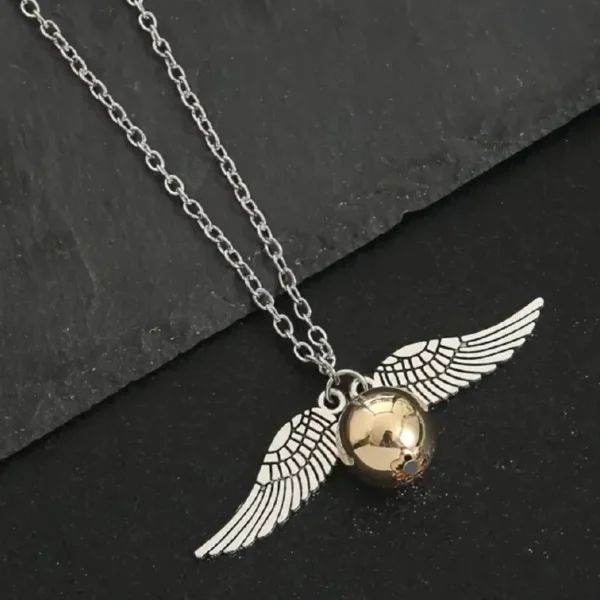 Collar y pulsera de Snitch Dorada - Harry Potter