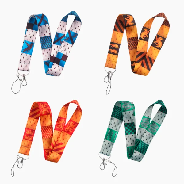 Lanyard de Casa de Harry Potter – Gryffindor / Slytherin / Ravenclaw / Hufflepuff