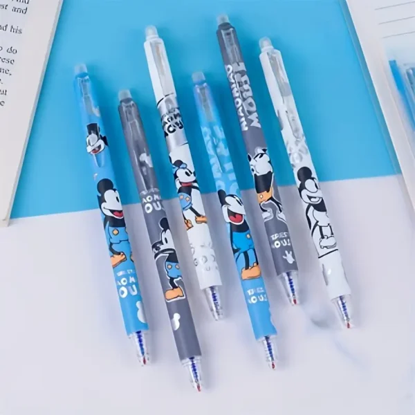 Lapiceros de Mickey Mouse con Tinta Borrable y Borrador Integrado