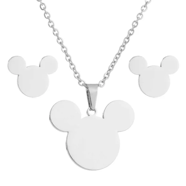 Set de Collar y Aretes de Mickey