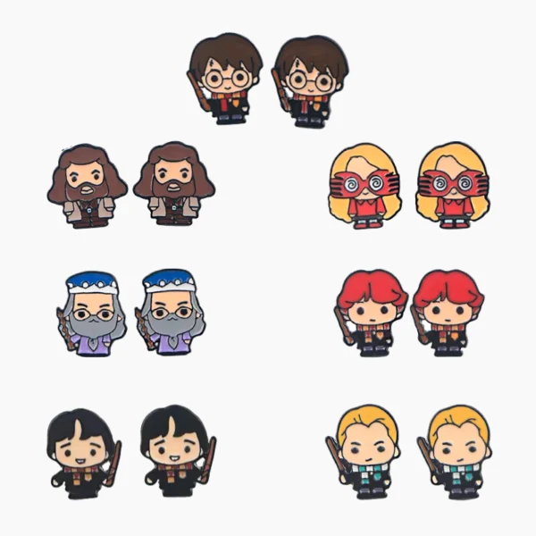 Aretes de Personajes Estilo Chibi - Harry Potter