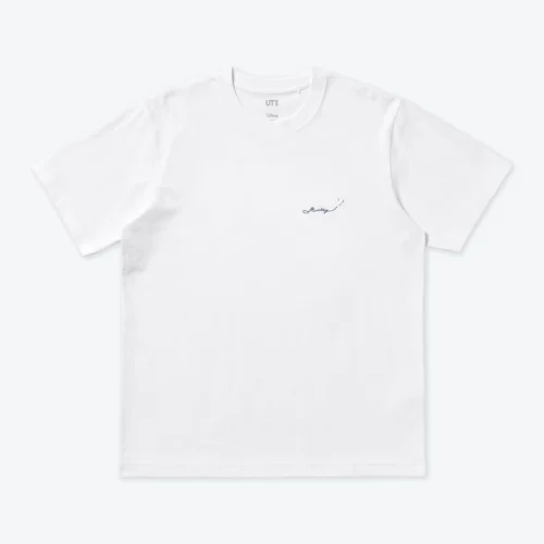 Disney Mickey Face UT Graphic T-Shirt White UNIQLO Polo Unisex Disney’s UT - Mickey Face