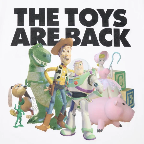 Toy Story UT Graphic T-Shirt White UNIQLO 5 Polo Unisex Toy Story UT - The Toys are Back