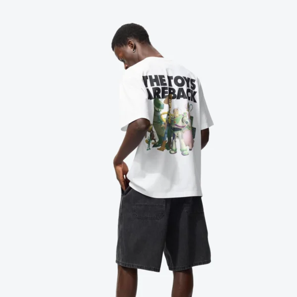 Toy Story UT Graphic T-Shirt White UNIQLO 7 Polo Unisex Toy Story UT - The Toys are Back